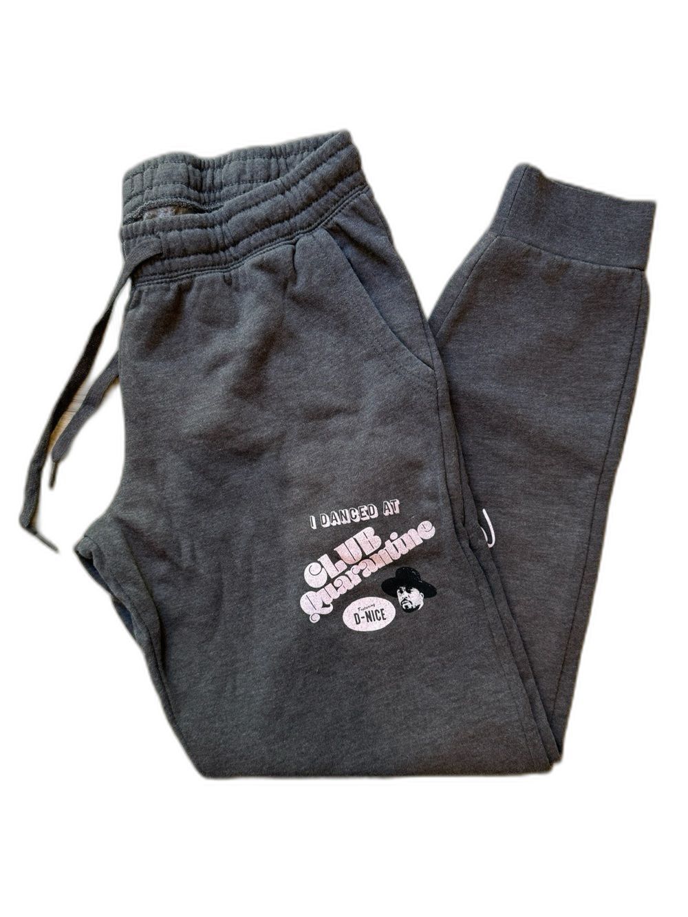 OFFICIAL D-Nice Club Quarantine Sweatpants CQ Shop Let it breathe Women’s Large